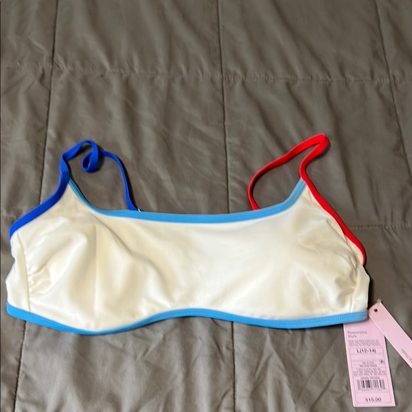 Wild Fable White and Red Bikini Swimwear - Picture 1 of 4